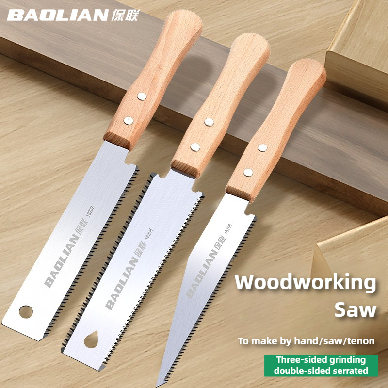 Gardening Hand Tools Japanese - Handsäge im japanischen Stil, ein-/doppelseitige Holzsäge