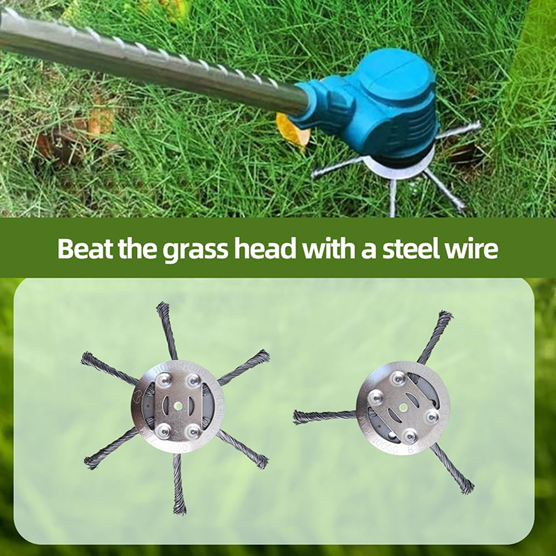 Gardening Tools To Remove Grass - Rasentrimmerkopf aus Stahldraht, 2025, neuer Ersatzkopf
