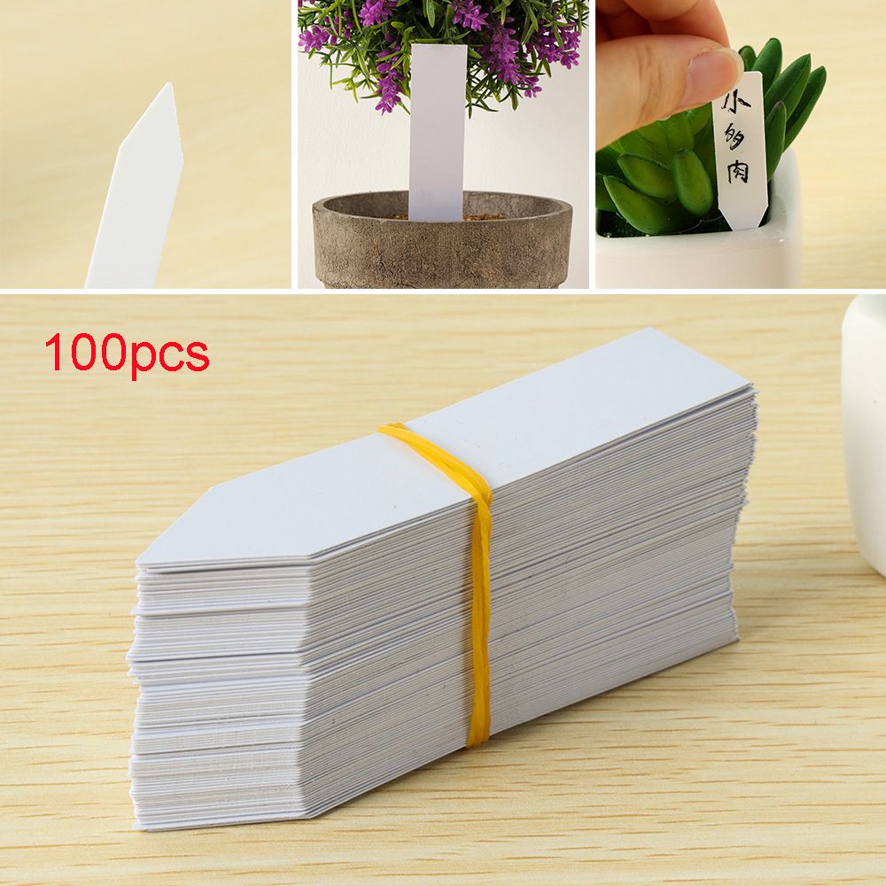 Gardening Tools Labeled - 100 Stück wiederverwendbare Klassifizierungsmarker, wasserdicht, für