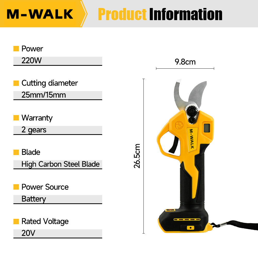 M-WALK 25mm Bürstenlose Elektr – Gardening Tools Scissors Bewertung und Preis