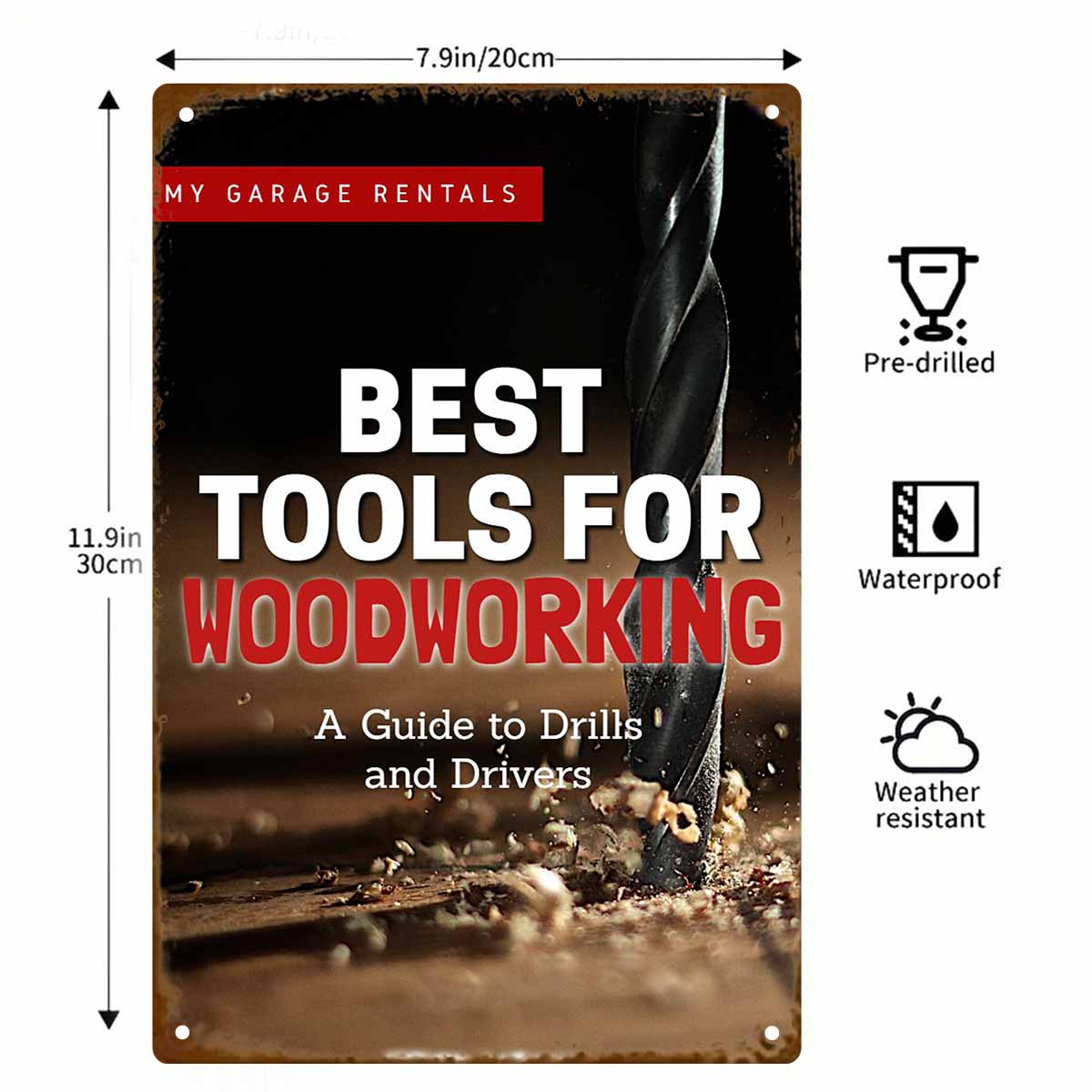 2D FLAT 1 Stück Metall-Wandsch – Gardening Tools Best Bewertung und Preis