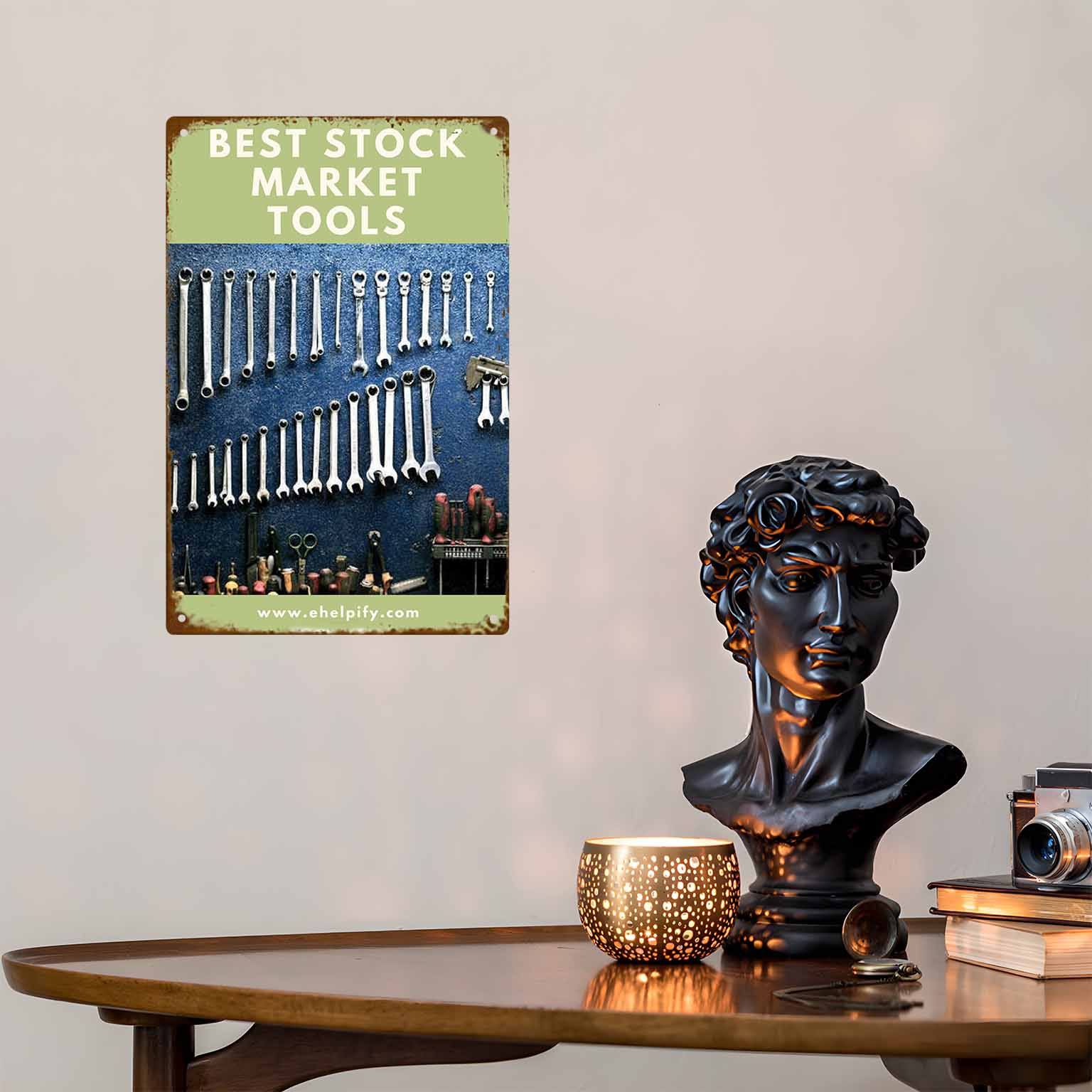 2D FLAT 1 Stück Metall-Wandsch – Gardening Tools Best Bewertung und Preis