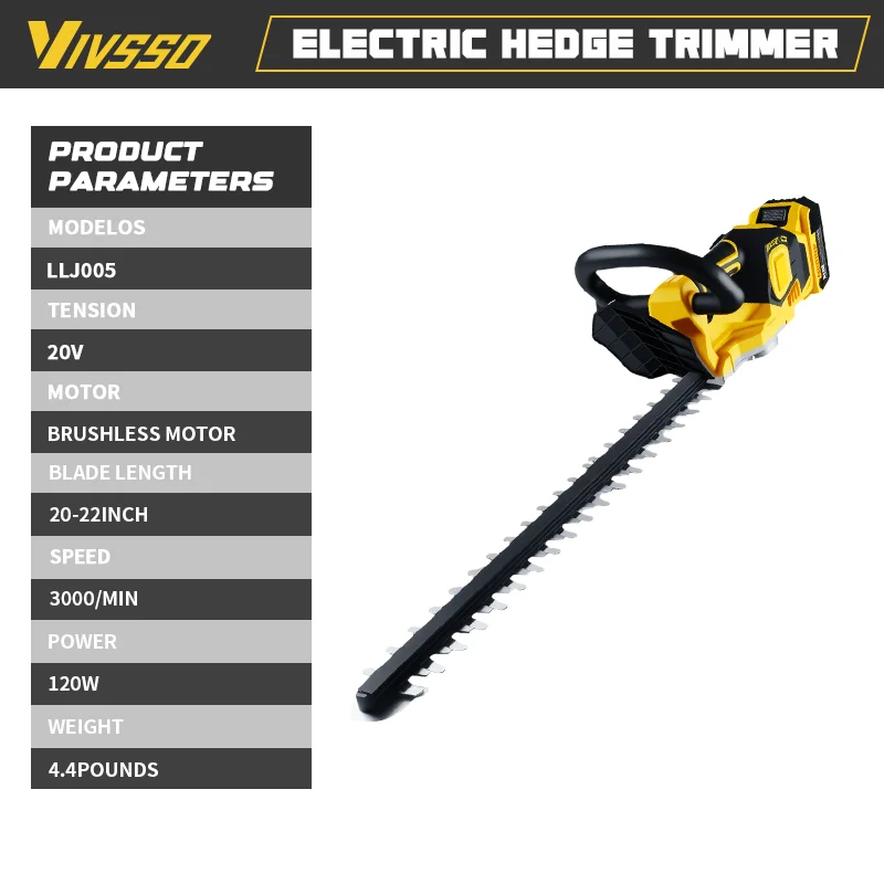 VIVSSO Akku-elektrischer Hecke – Gardening Tools Lawn Mower Bewertung und Preis