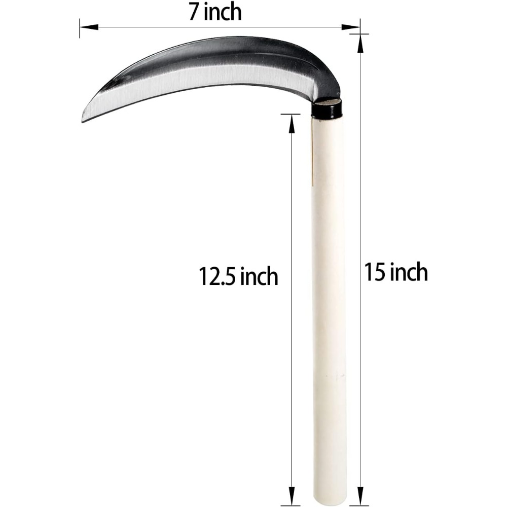 Kohlenstoffstahl-Grassichel 15 – Gardening Hand Tools Japanese Bewertung und Preis