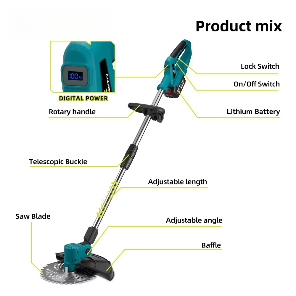 4000W Elektrischer Rasenmäher  – Gardening Tools Lawn Mower Bewertung und Preis