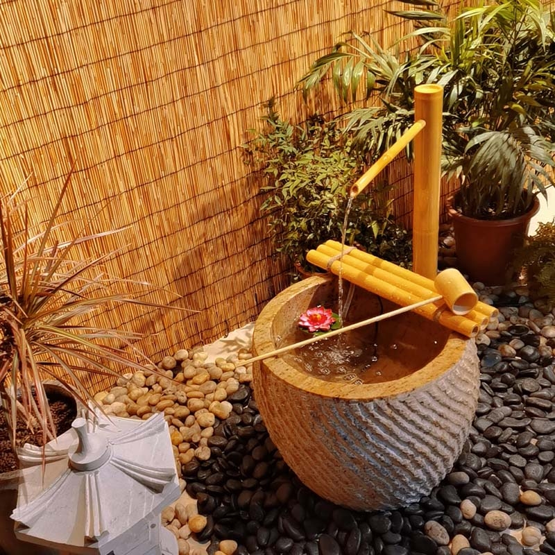 Japanische Bambus-Jinglu-Stein – Gardening Hand Tools Japanese Bewertung und Preis